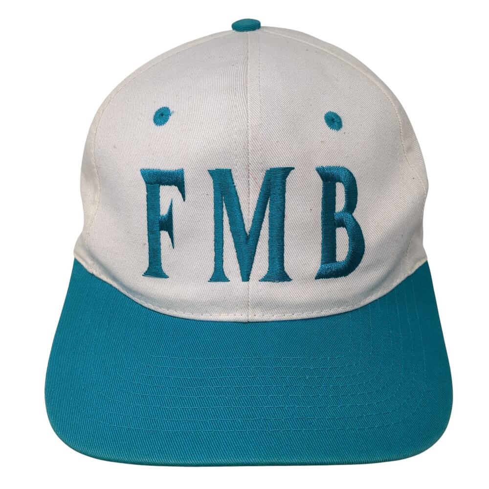 FMB Snapback Cap Multi One Size Adjustable Embroidered Vented Holes 6 Panel Tc